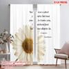 2pcs 2D Flat Printing Curtain Fall In Love Best Version Yourself Polyester Without Electricity Birthday Party Perfect for