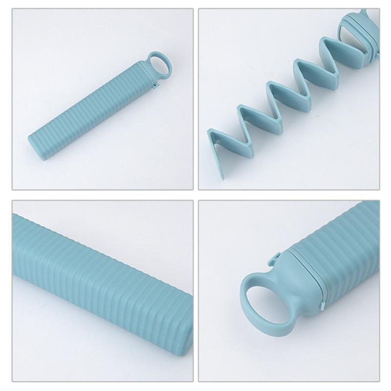 Easy Release Foldable Ice Tray Collapsible Plastic Ice Maker Mold for Kitchen Barbecue Refrigerator Outdoor Drink Cooling
