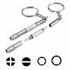 4in1 Precision Screwdriver for Glasses Glasses Screwdriver Keychain Repair Tool with Keychain XADMIN Precision Screwdriver for Mobile Phones Watches G