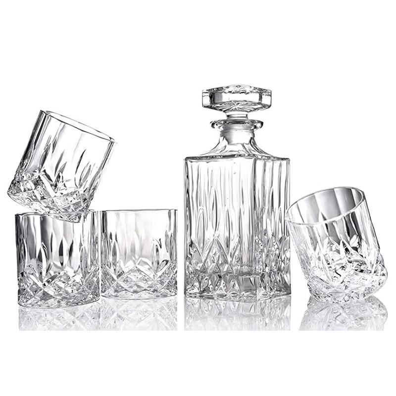 Crystal Glass Whiskey Decanter