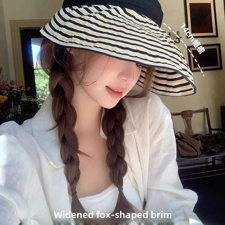 Summer Sun Hat With Wide Brim And Cotton Shell For Sun Protection And Outdoor Activities