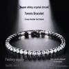 Unisex Full Diamond Zircon Crystal Tennis Bracelet - Versatile Bling Gift Jewelry