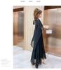 Women's 2025 Summer Chiffon Spaghetti Strap Dress - Stylish Goddess Mesh Two-Piece Skirt Set