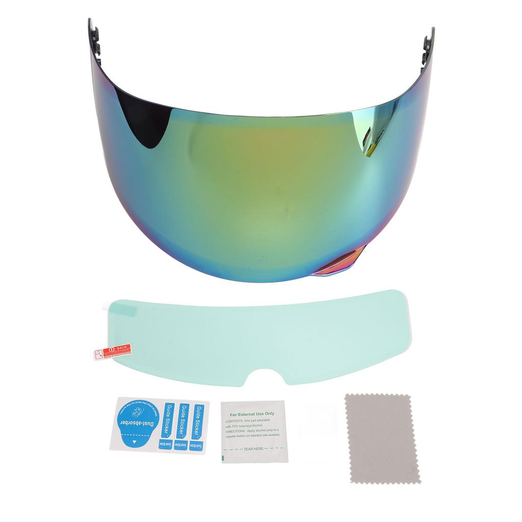Motorcycle Helmet Visor 190 Degrees  Horizontal View Thick Motorbike Helmet Visor Lens Replacement for AGV VISOR K5 S