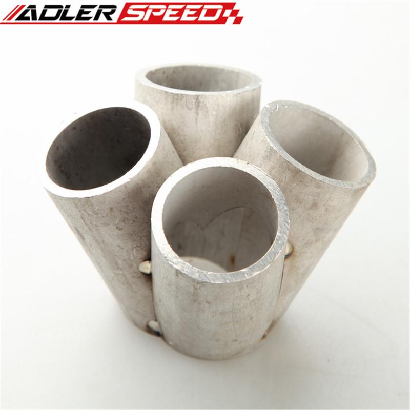 Stainless Steel 4-1 4 Cylinder Turbo Manifold Merge Collector T25 T28 Flange