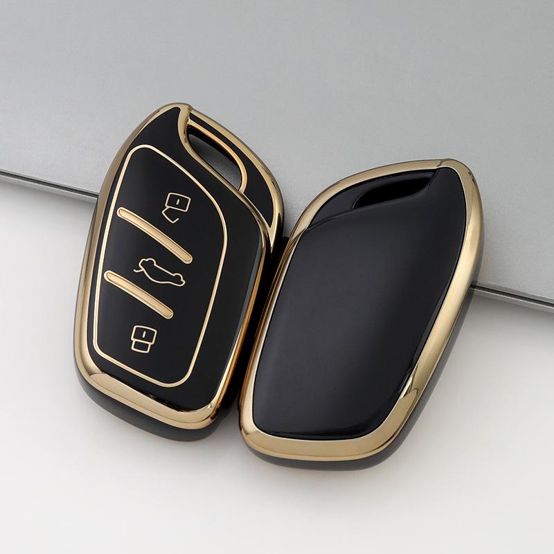Compatible Key Case for Roewe RX5 Plus/i6 Max/i5/Ei5/Cowin RX5 Max чёрный