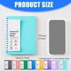 A6 Spirals Notebook Password Book Address Book with Alphabets Index Diary Writing Pad Office School Supplies for Home