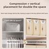 1pc Compression Storage Bag Heavy-Duty Space Saving Large-capacity Travel Container for Quilt Cloth Wardrobe Closet Organization