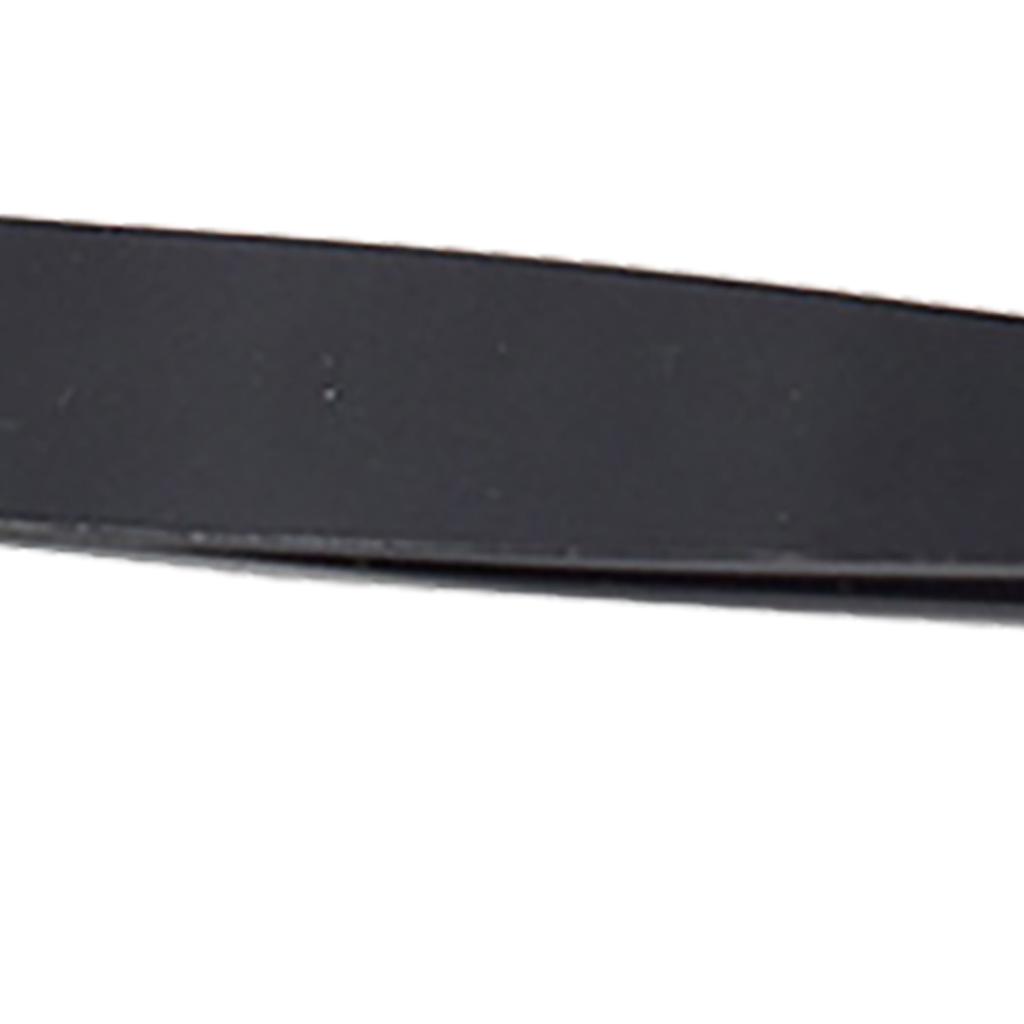 Multi Purpose Eyebrow Tweezers Stainless Steel Ergonomic Precise Slant Tip Eyebrow Tweezers with Comb Black