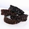 Braid Wide-brimmed Non-slip Korean Style Headwear Female Hairbands Wig Headband Wide Hair Hoop
