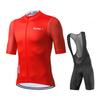 Bicycle Jersey Kit Bike Uniform Short Sleeve Quick Dry Cycling Clothing MTB Bib Shorts Set Ropa Ciclismo Hombre