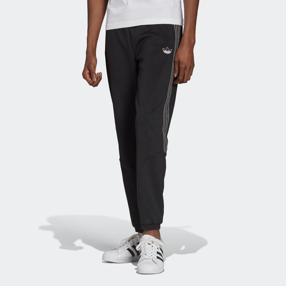 Adidas Originals Sprt Poly Track Pants Men Bottoms Black GN2445