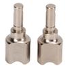 2pcs RC Diff Outdrives Steel Accurate RC Differential Cups for ARRMA 1/7 1/8 Series Silver