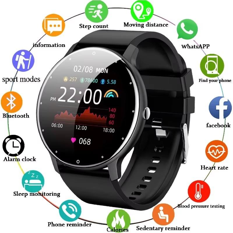 Smartwatch ZL02 Pro Orologio Intelligente Dafit Schermo Rotondo da 1,39 Pollici Impermeabile IP67 Orologi Sportivi ZL02D Pro con Rete in Silicone