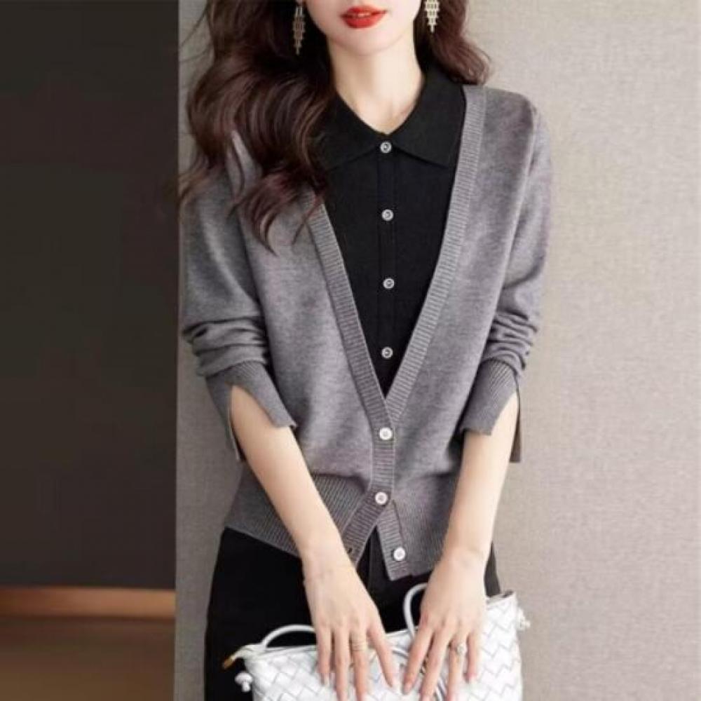 New ArrivalS Open Run Women S Long Ream Layered Winter Suit Office Collar Swea