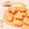 Pumpkin Silicone Baking Molds Fall Leaves Acorn Cake Molds Non-Stick Chocolate Candy Soap Molds Desserts DIY Baking Tools