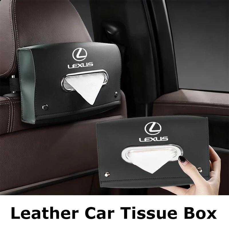 Car Seat Tissue Box Paper Towel Storage Bag Napkin Case Accessories For Lexus UX250h RX450h CT200h RX400h NX300h RX350 RX300 GX4