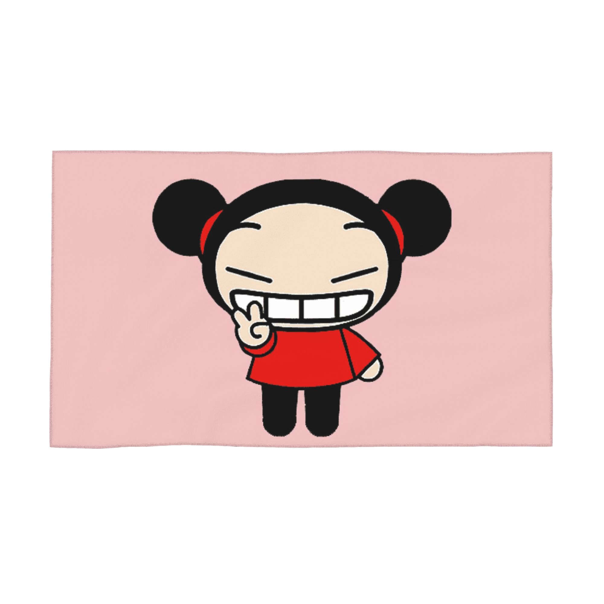 

Cartoon Pucca Soft Face Towel Quick Dry Pool Bath Cotton Towels Breathable W30*H60(CM)