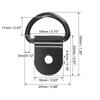 X AUTOHAUX D-Ring Tie Down Anchor D-Ring Anchor Lashing Rings for Trailer Truck Boat