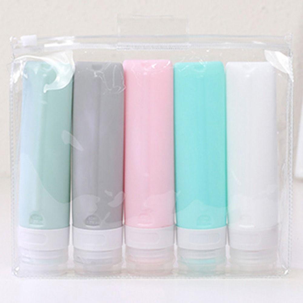 

4/5 шт./набор пустых дорожных многоразовых бутылок, портативный косметический контейнер, увлажняющий крем Style B 4pcs