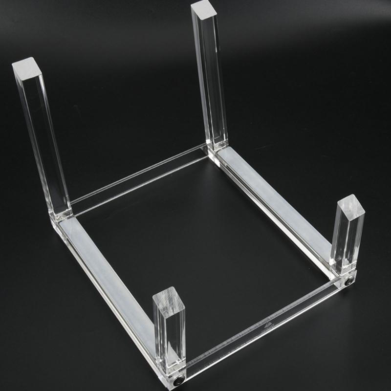 Vinyls Record Storage Stand Acrylic Vinyls Record Storage Holder Clear Organizers Holder for Single Gatefold Album