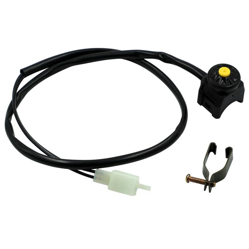 Universeller Motorrad-Kill-Schalter Roter Druckknopf Hupe Starter Dirtbike UTV Dual Sport Für 22mm Lenker Montierbare Stangen