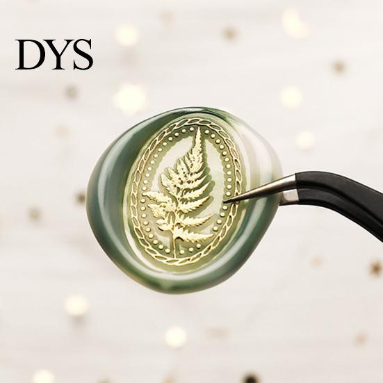 Miniature Seal Stamp Head Lily Floral Brass Wax Head, Cute Plant Themed Engraved Botanical Sealing for Journal Card Gift Wrapping Wedding Invitation