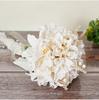 Korean Style Silk Ribbon Bridal Bouquet: Elegant Artificial Flowers for Studio Photography & Weddings