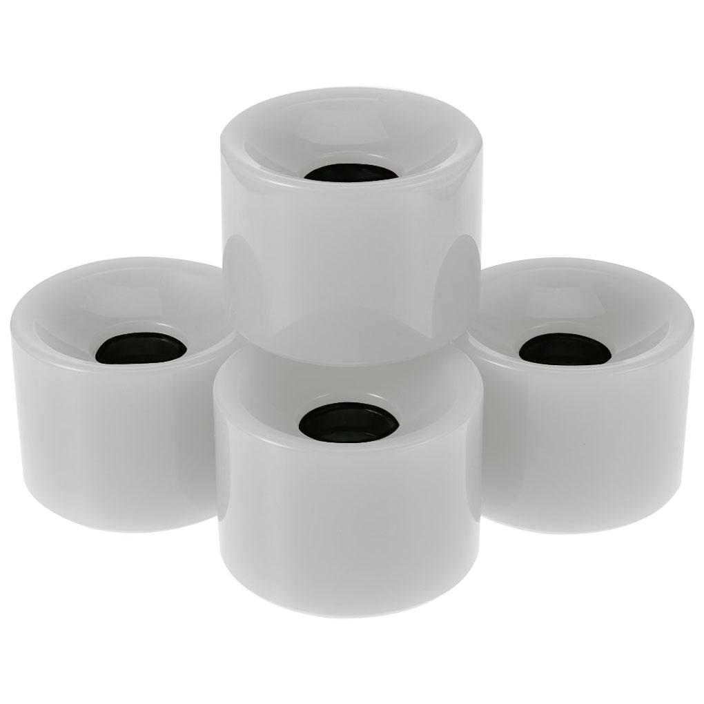 4 Pcs Skateboard Wheels 82A PU Wheels Roller Skate Longboard Tires with Bearing
