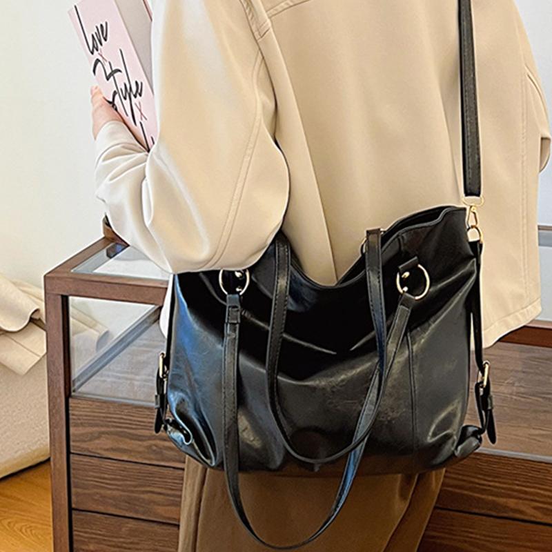 Fashionable Large Capacity Fashionable Retro Women S Shoulder Bag  Tote Bag