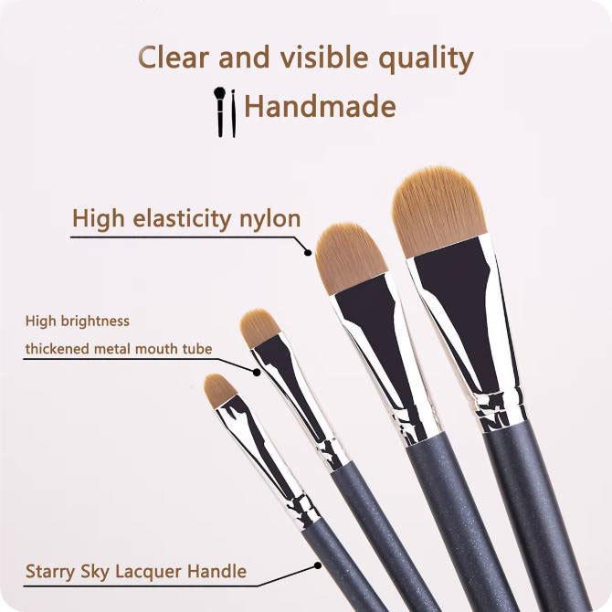 1pcs Upgraded Flat Circular Ultra-Thin Concealer Foundation Makeup Brushes For Liquid Foundation And Concealer Contour Brush