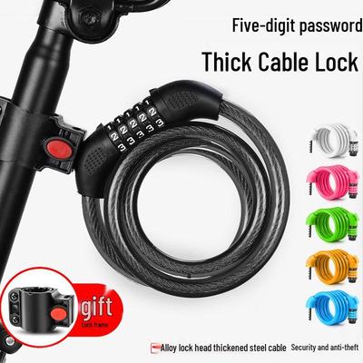 Five-Digit Combination Anti-theft Bicycle Lock