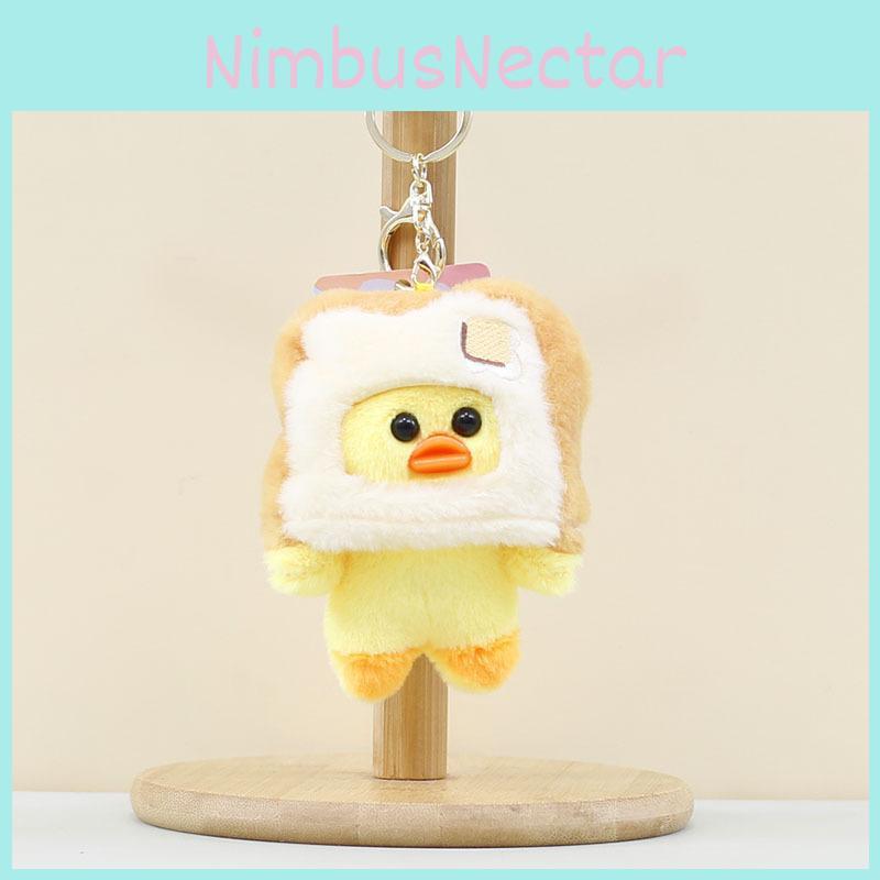 Duck Bread Cute Pendant Cartoon Plush Toy Little Duck Doll Keychain Pendant Bag