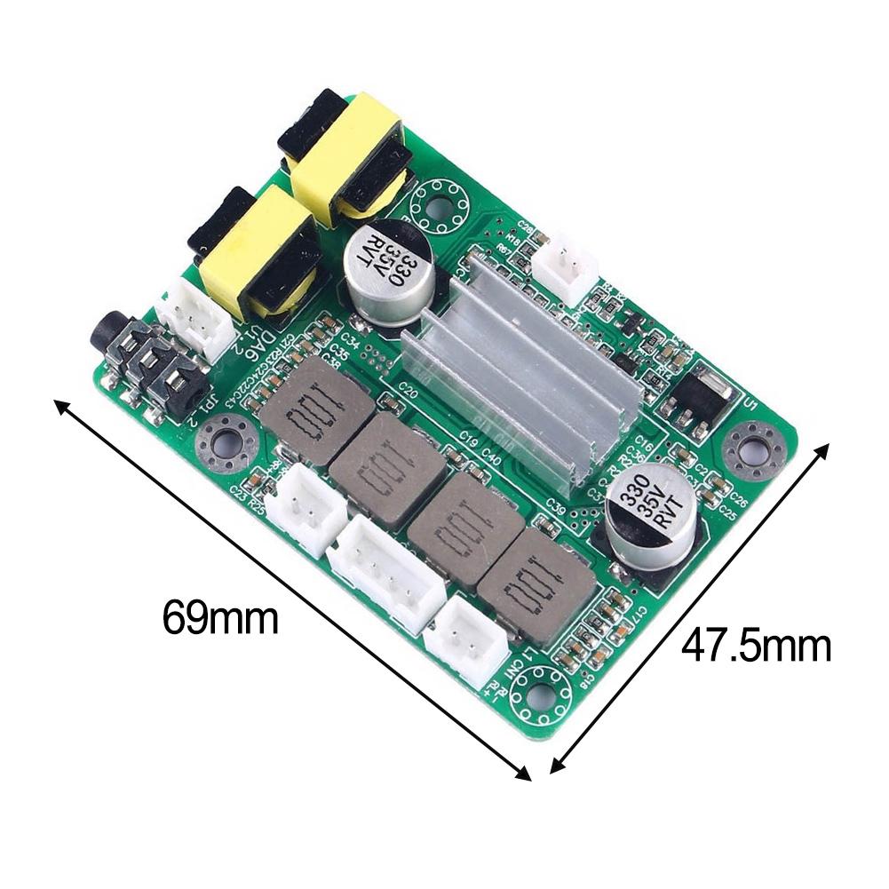 1pc Digital Audio Board 50WX2 Stereo 100W Power Module Noise Isolation For DIY Audio Systems Accessories