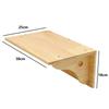 1 Piece Wooden Scratching Climbing Post Climbing Ladder Jumping Platform with Stairs, Climbing Cat Bridge Nest Hammock