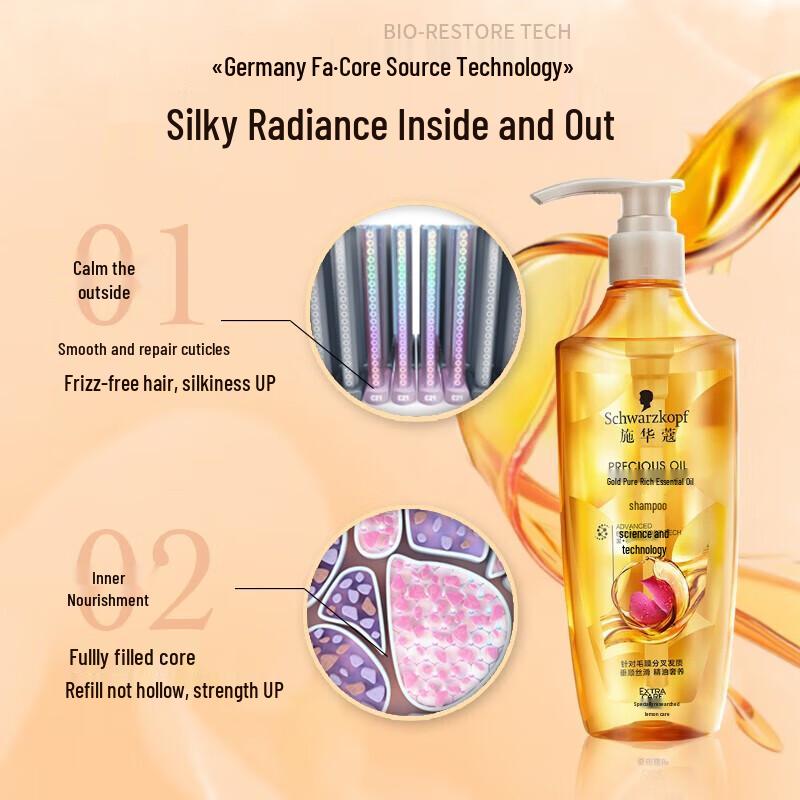 Schwarzkopf Gold Pure Nourishing Essential Oil Shampoo