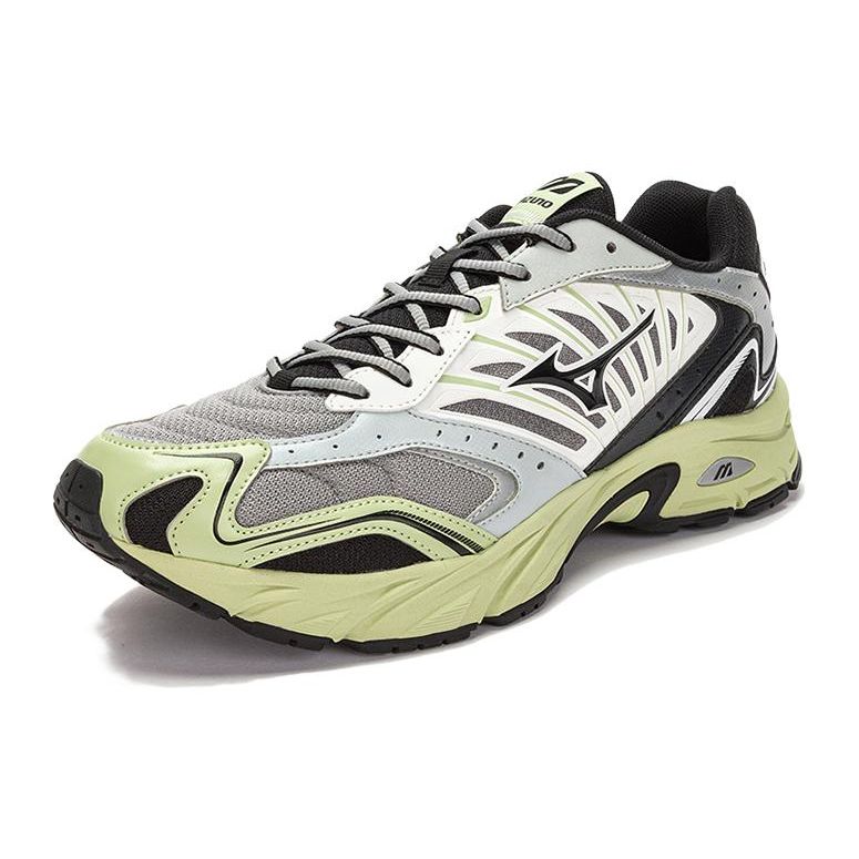 Mizuno Fiyi 2K Retro Thick Sole Durable Low Top Casual Running Shoes Unisex Sneakers Green Black White D1GH223711