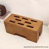 Wooden Cable Organizer Box - Under-Desk Power Strip & Charger Concealer