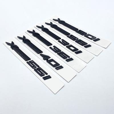 Glossy Black New XDrive 20i 25i 28i 30i 35i 40i 48i 50i Fender Emblem For BMW X1 X3 X4 X5 X6 X7 Car Styling Discharging