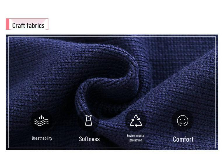 Children's Pure Cotton Preppy Knit Sweater Vest - Sleeveless Spring/Autumn School Uniform Style