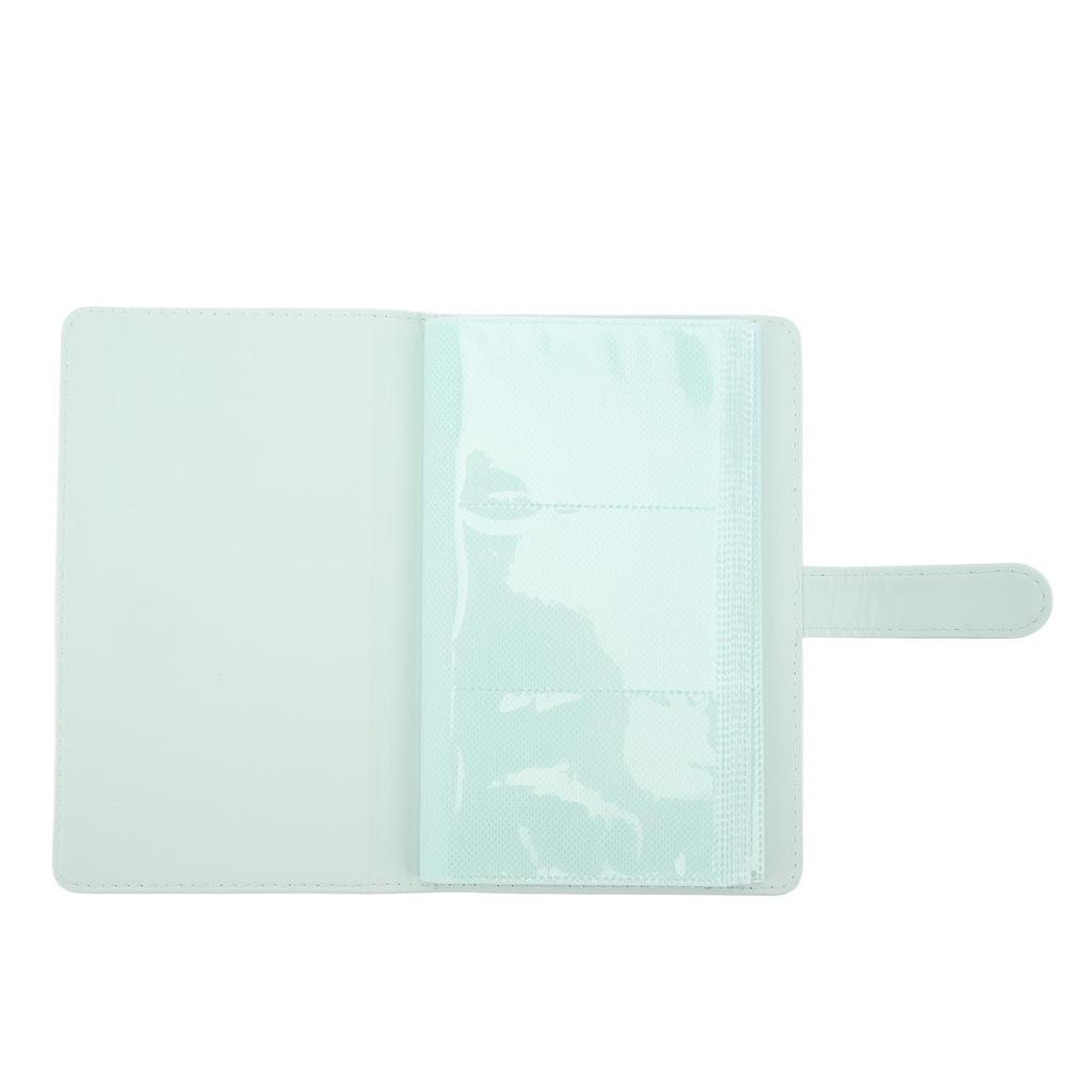 3 Inch 108 Pockets Photo Album PU Leather Mini Photo Album for Movie Tickets Business Cards