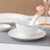 Zhishi New Chinese Gold Rim Ceramic Tableware