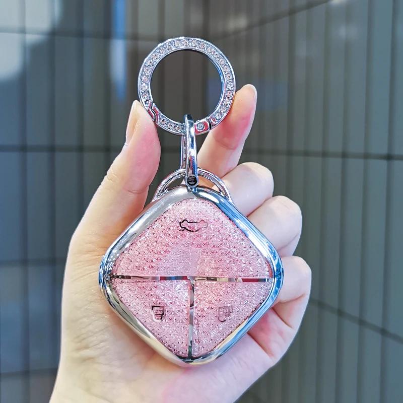 Suitable for Wuling Bingguo Keycase Baojun Kiwi Ev Air Ev Yep Cloud Keycover Keyshell Keychain Car Case Buckle Female