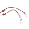 1/8 Stück 2 Positionen 2 Pins Miniatur Kippschalter MTS-101 SPST Mini Kippschalter 6A 250V Vorgecrimptes Kabel Knopf