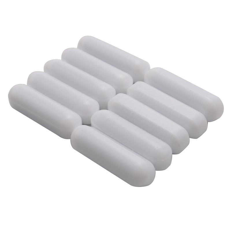 ABUL-40 Pieces PTFE Magnetic Stirrer Mixer Stir Bar Laboratory Bar Stir Plate Magnet Stir Rod Magnetic (7X25mm)