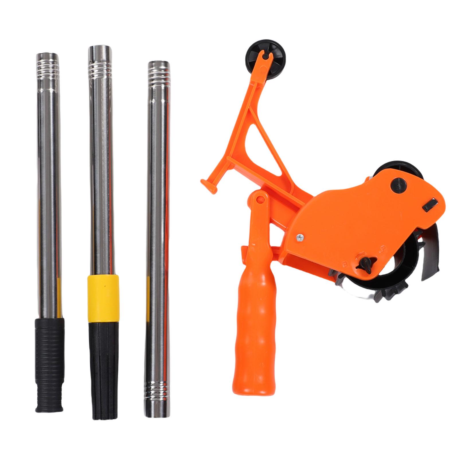 

Tape Applicator 41.7 x 2.9in Floor Film Tape Applicator Ergonomic Design ABS Home Seam Gluing Wall Floor Renovation Tool оранжевый