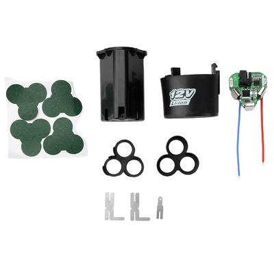 BMS 18650 Caixa de Lítio Circuito Pacote Carcaça Suporte Furadeira de Mão Elétrica Alimentação Bateria Li-ion Placa de Proteção 3S 12V DC Ferramenta Elétrica