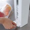 Yamazaki Magnetic Freestanding Plastic Bag Storage Tower, White, Approx. W8 X D8 X H32.5cm (Tower 7839)