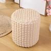 1pc Elastic  Ottoman Slipcover Footstool Protector Removable Washable Stretch Cover Chairs Sofa Foot Cover for Living Room