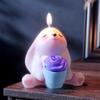 Handmade Rose Love Bear Molds Cute Drop Glue Plaster Mold Animal Cake Mold  Party Favors